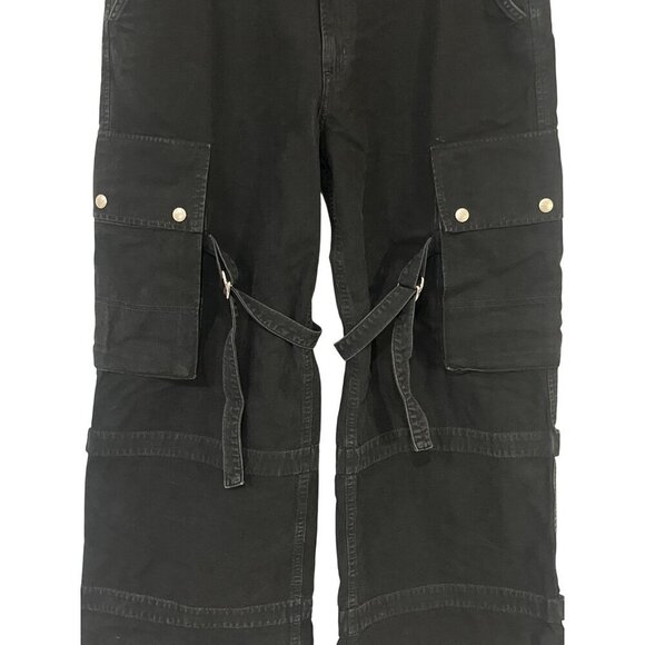 AGOLDE Elliot Denim Pants in Oil 31 New Mens Baggy Cargo Jeans - Picture 7 of 15